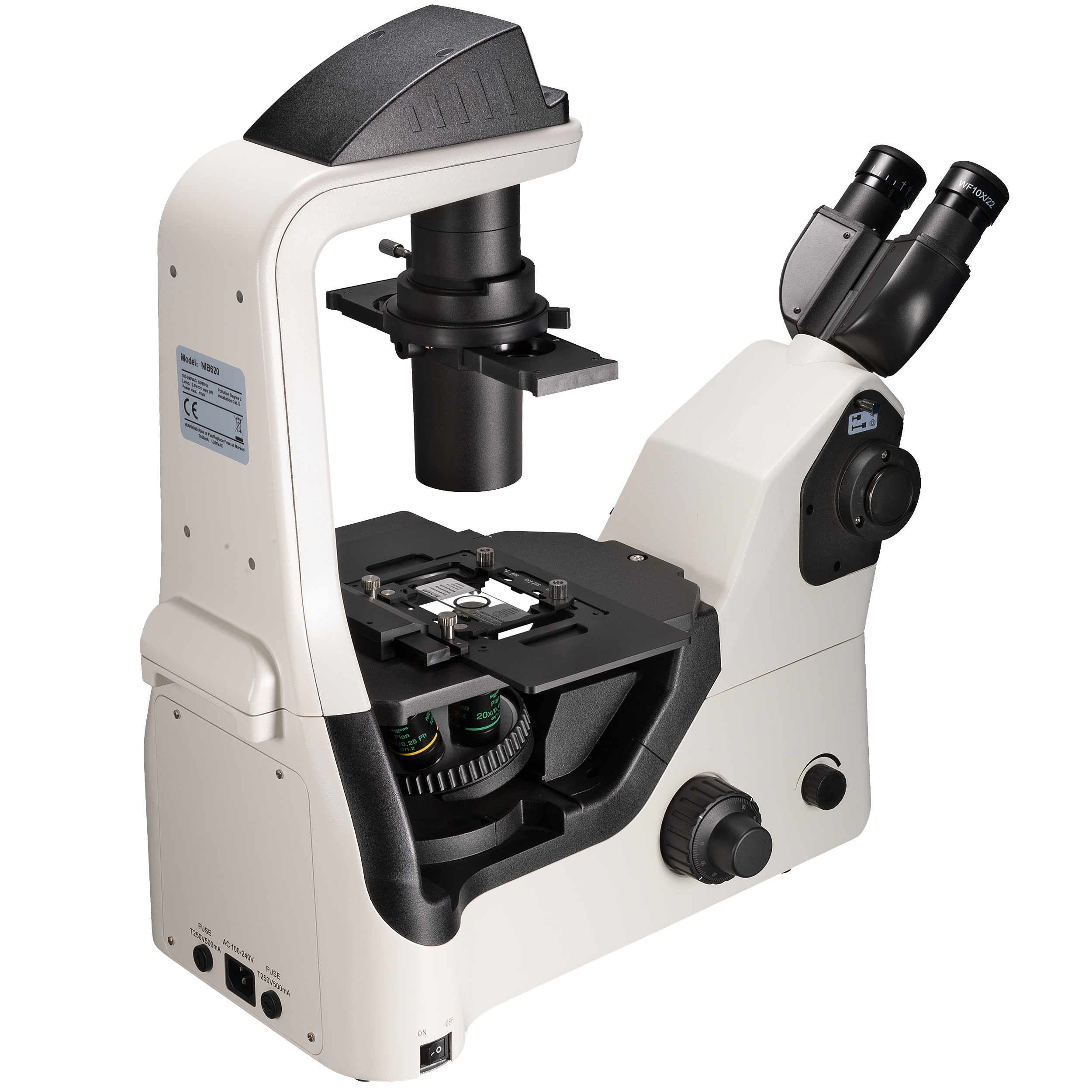 Nexcope NIB620 microscope de laboratoire inversé professionnel à contraste de phase