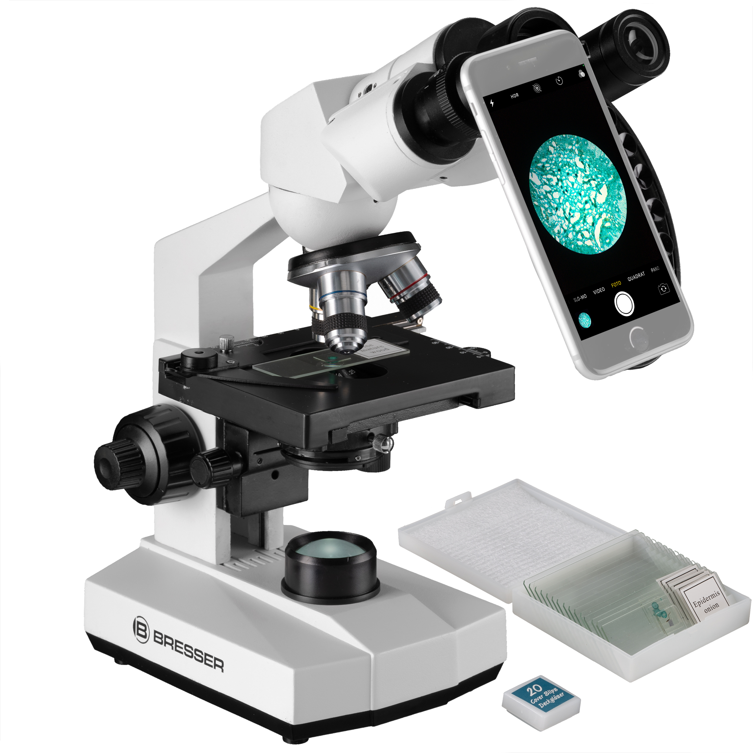 BRESSER Erudit Basic Microscope Bino 40x-400x (23)