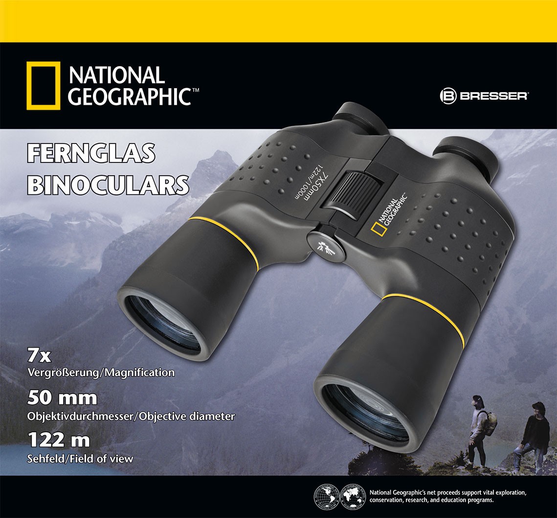 NATIONAL GEOGRAPHIC Jumelles 7x50 Porro