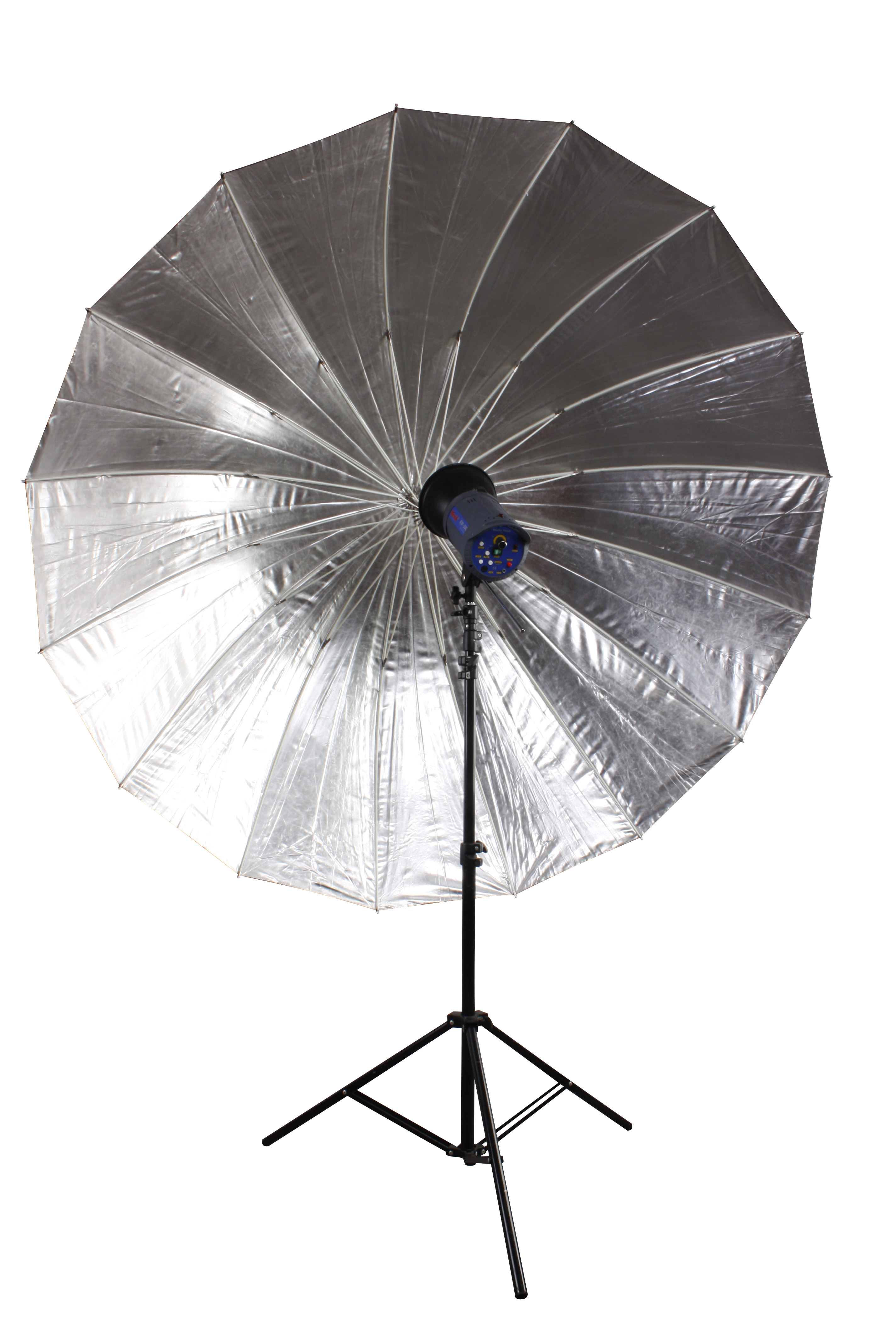 BRESSER SM-09 Jumbo Parapluie réflecteur argenté/noir 180 cm 