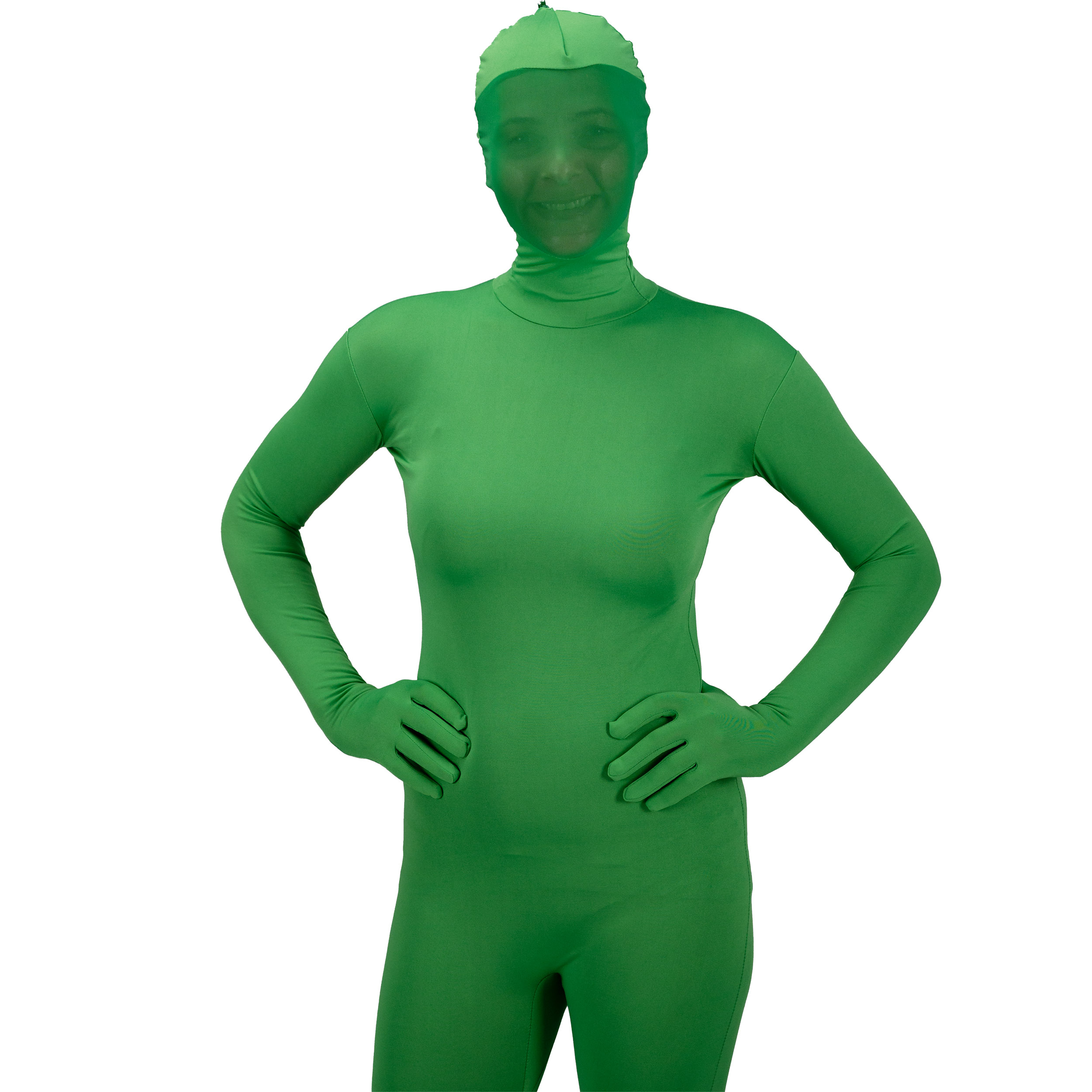 BRESSER Combinaison corporelle vert Chromakey taille XXL