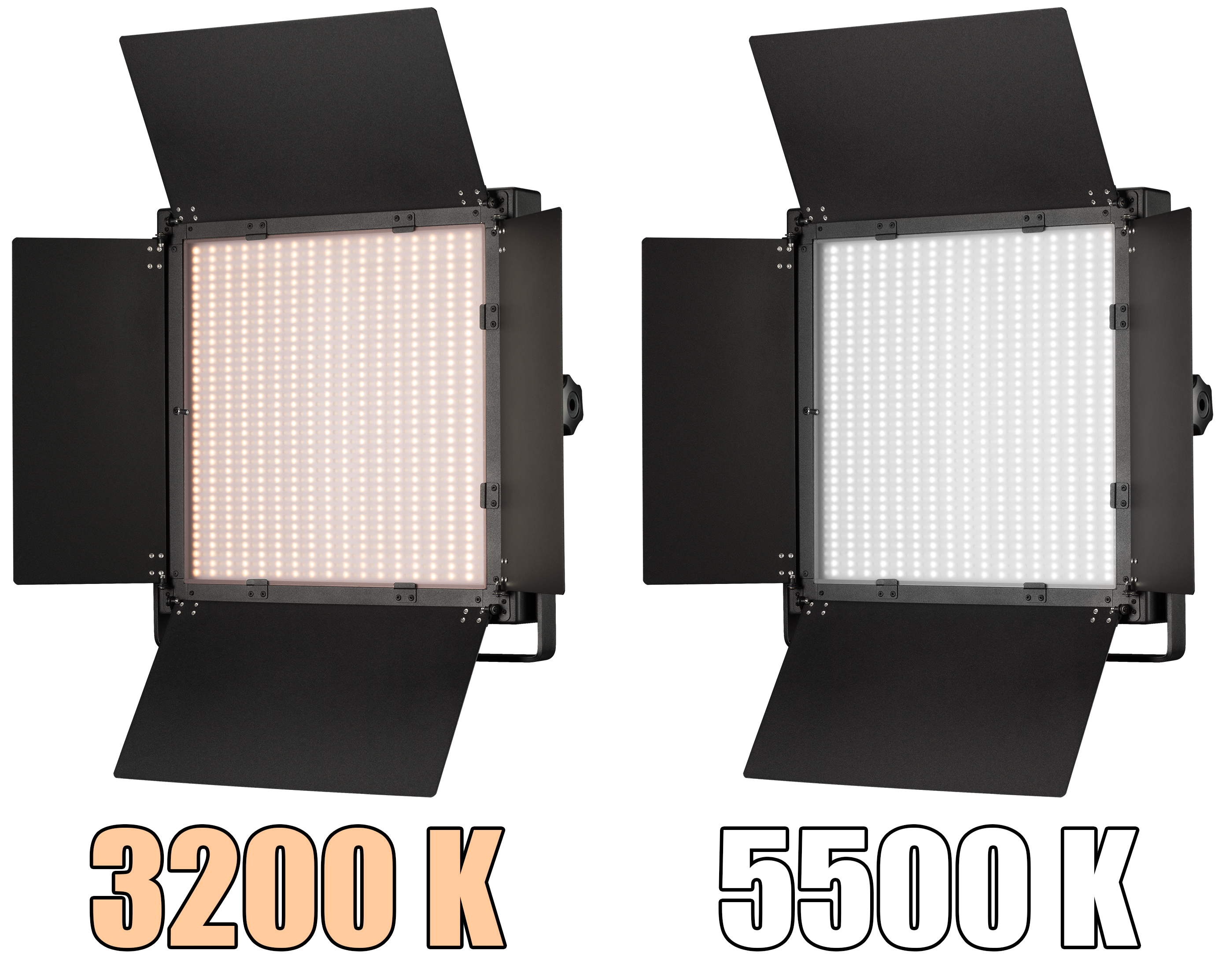BRESSER LS-900A Lampe de studio LED bicolore 54W/8860LUX 