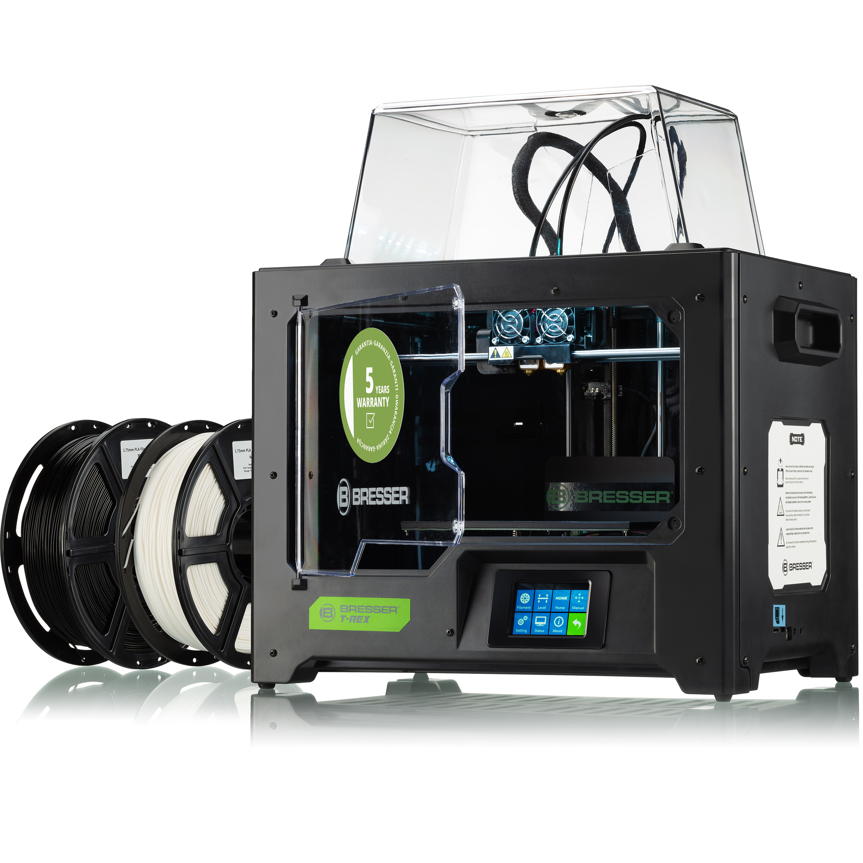 Imprimante 3D WIFI BRESSER T-REX avec double extrudeuse