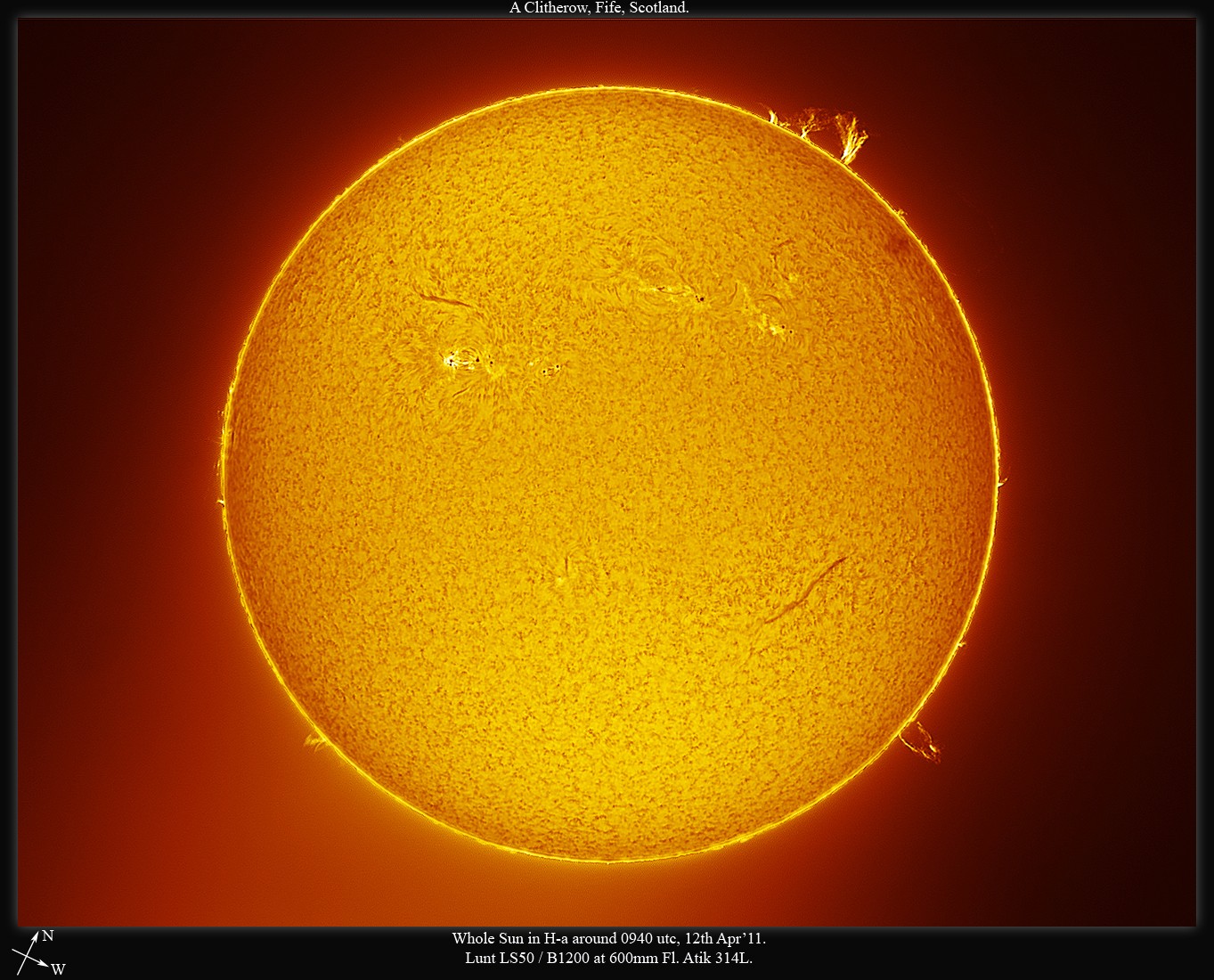Filtre solaire H-Alpha LUNT LS50FHa/B1800d2