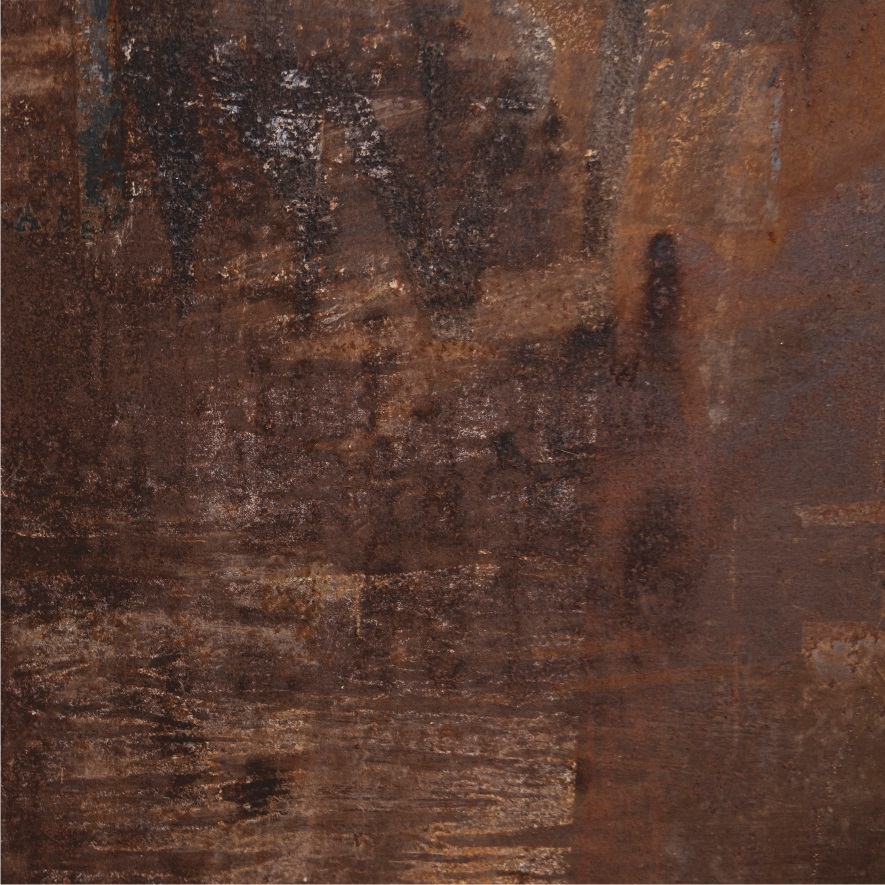 Fond Flat Lay BRESSER pour Photos à plat 60 x 60 cm Rouille / Bronze Natura