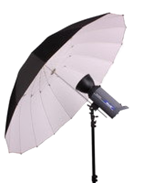 BRESSER SM-14 Jumbo parapluie de studio 180 cm noir/blanc