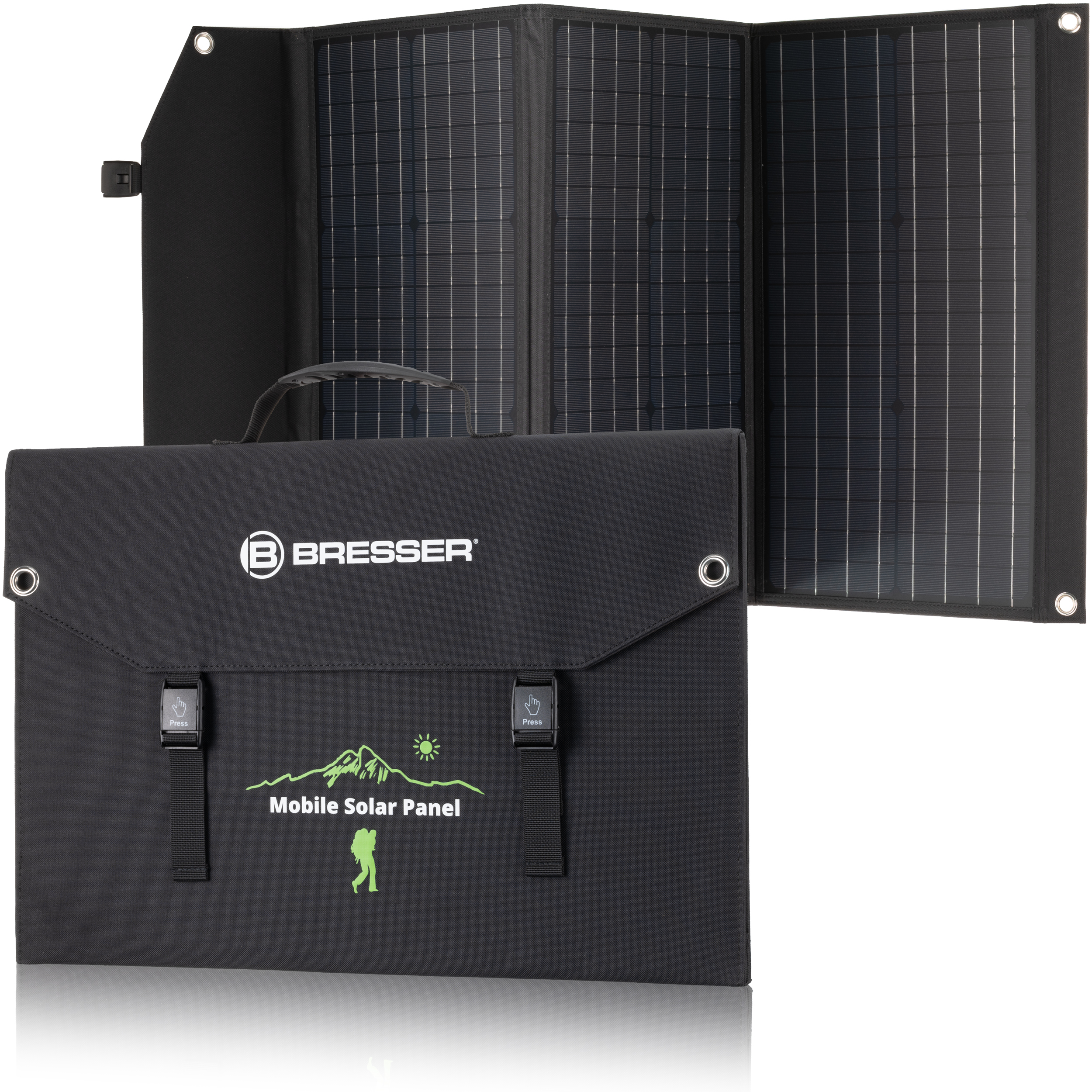 BRESSER Set Station d'alimentation 600 watts + chargeur solaire 90 Watt 