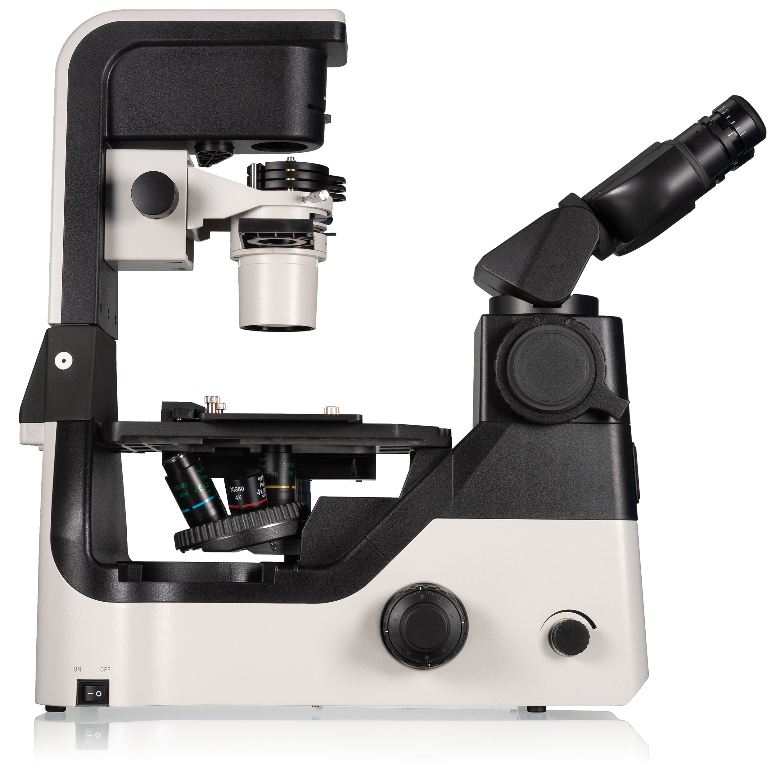 Microscope de laboratoire inversé avec unité d’éclairage inclinable Nexcope NIB630