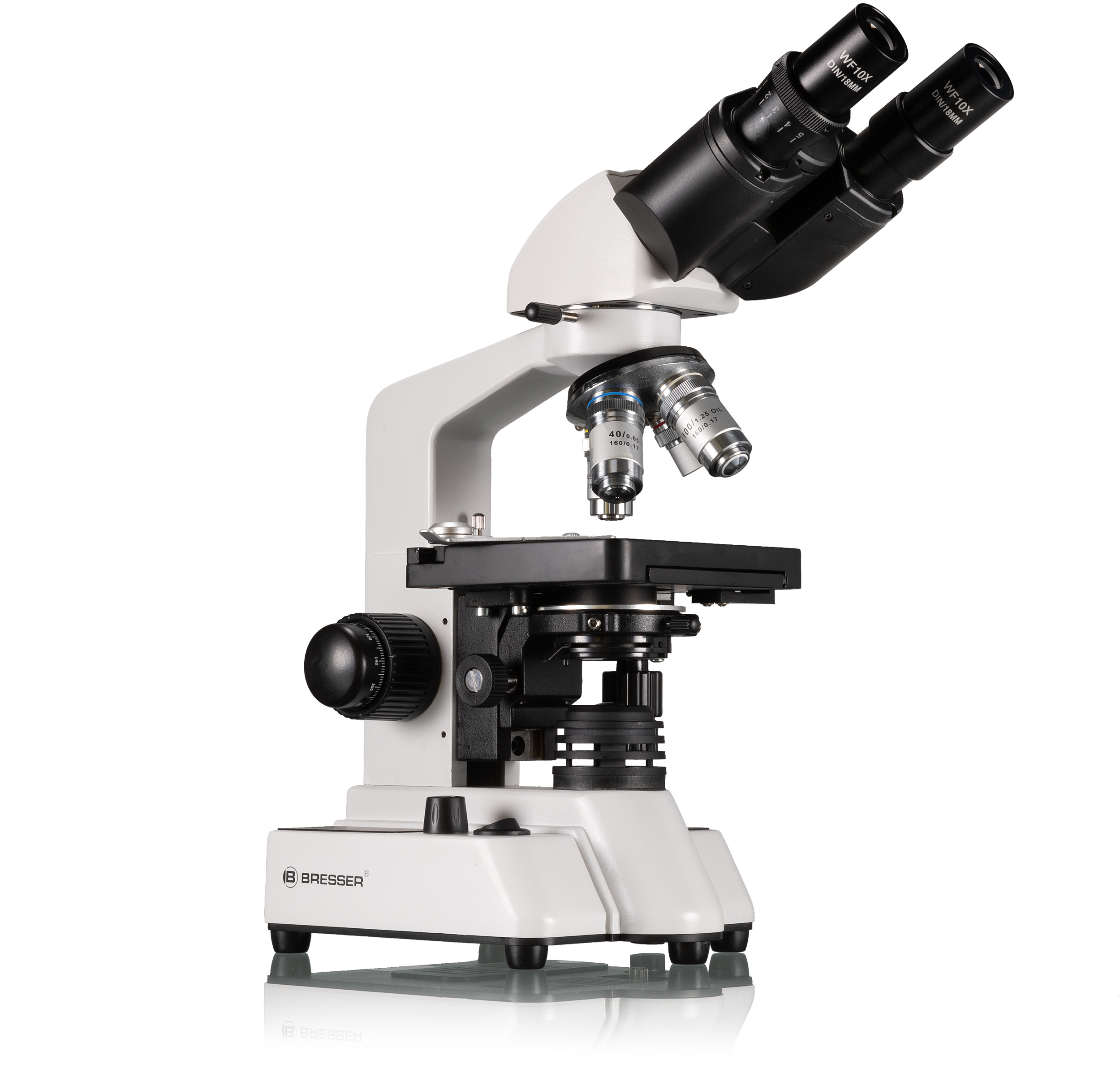 BRESSER Microscope Researcher Bino 40-1000x