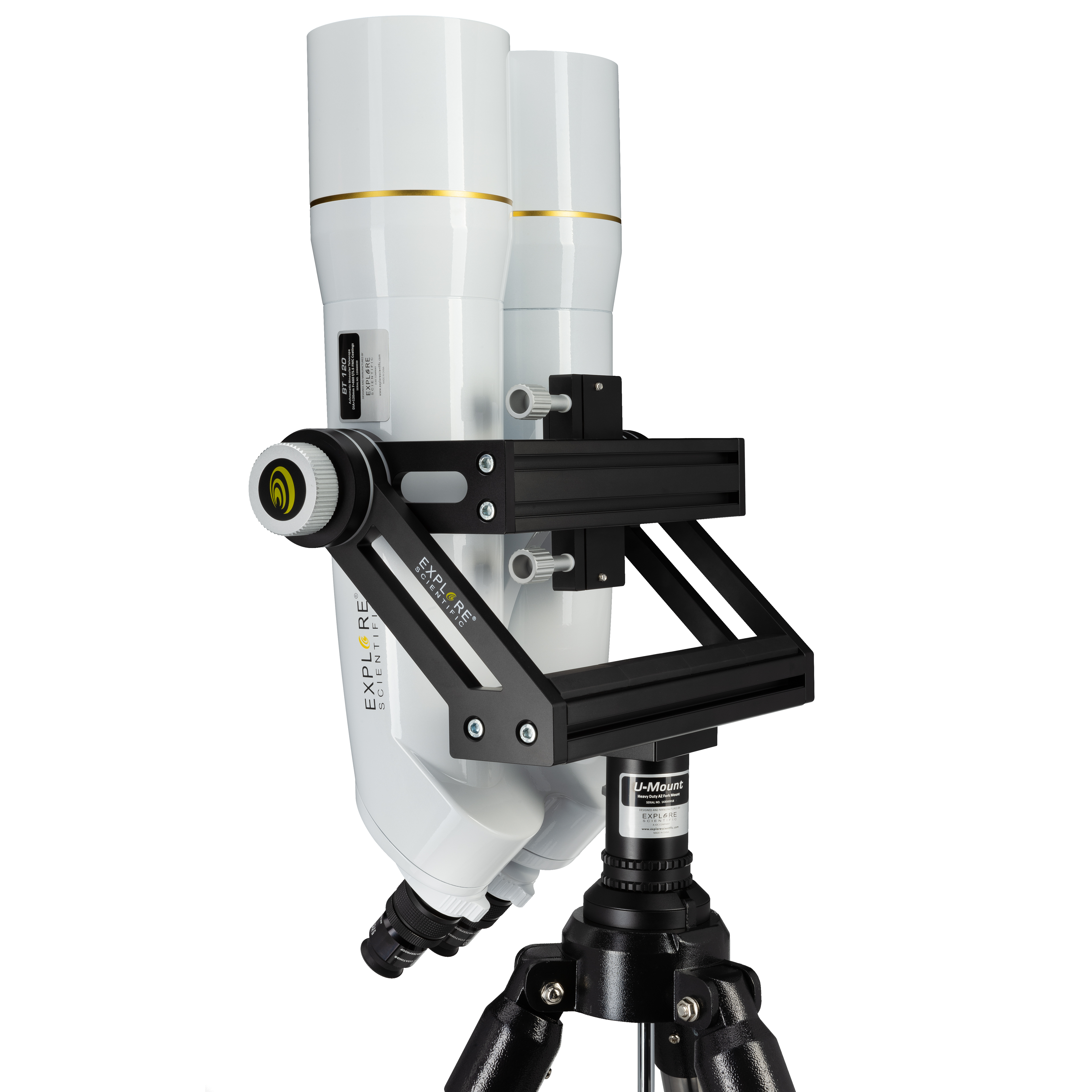 EXPLORE SCIENTIFIC BT-120 SF Télescope binoculaire avec oculaires 62 degrés LER 20 mm