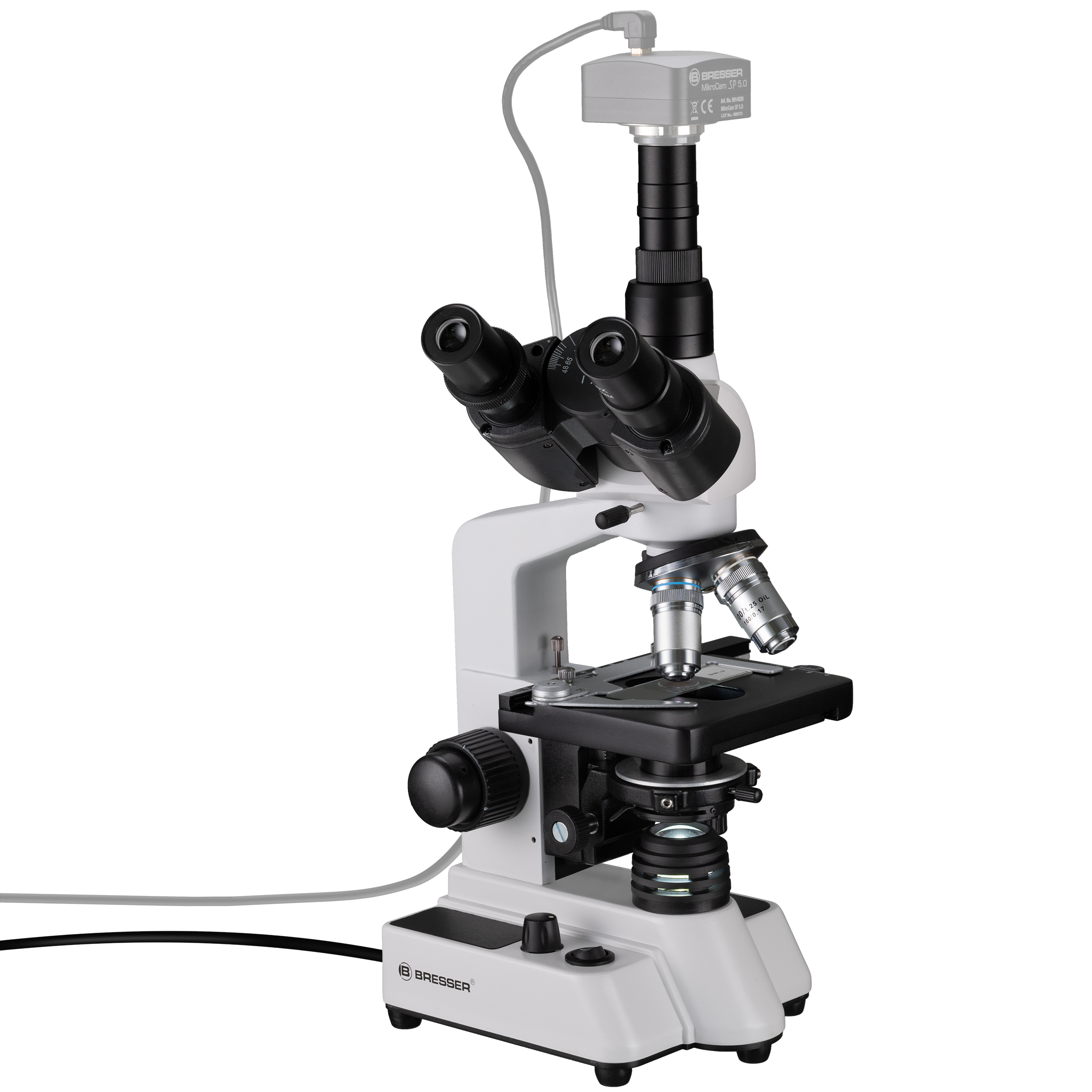 BRESSER Researcher Trino 40-1000x Microscope