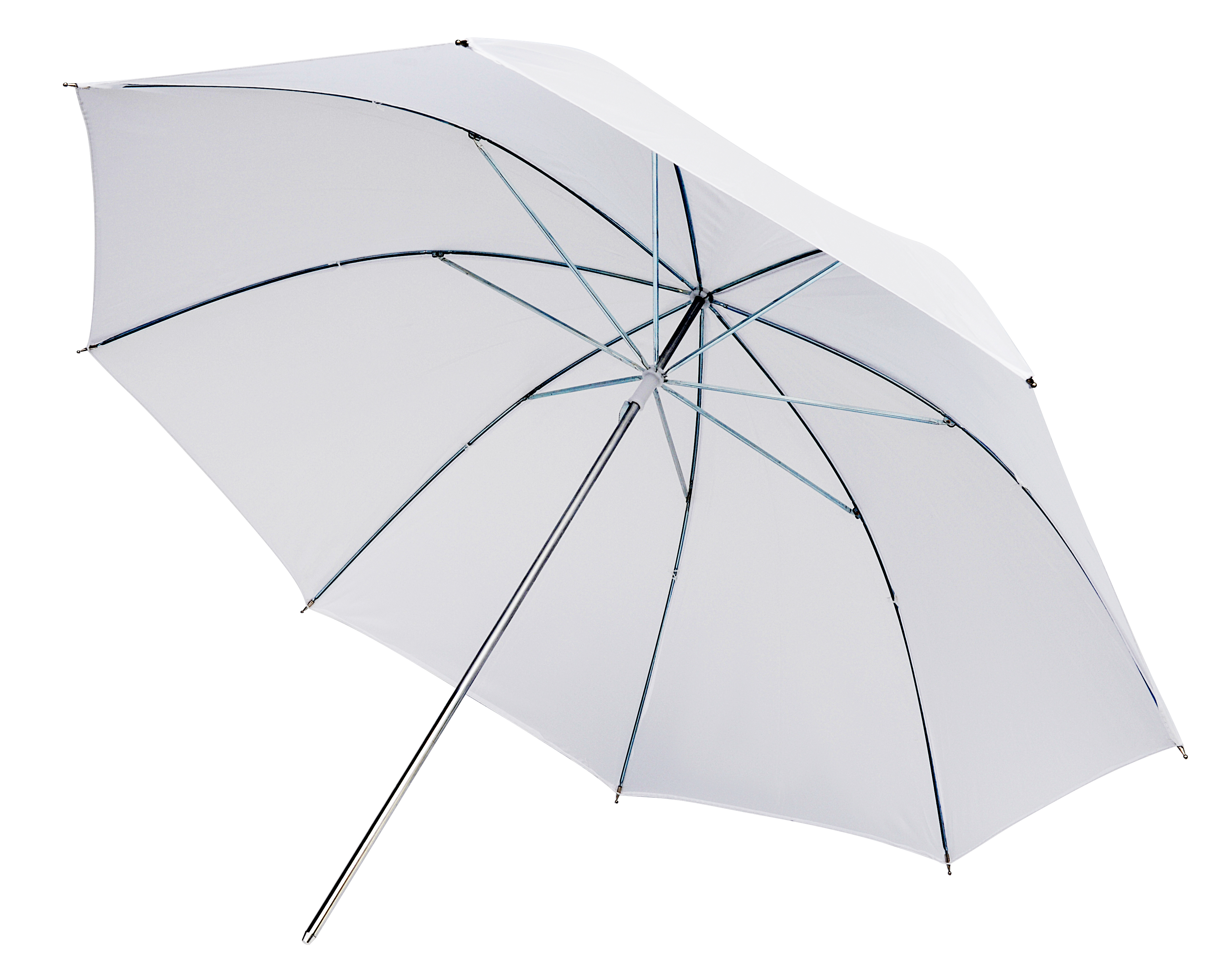 BRESSER SM-02 Parapluie translucide blanc 84 cm - 3 pièces