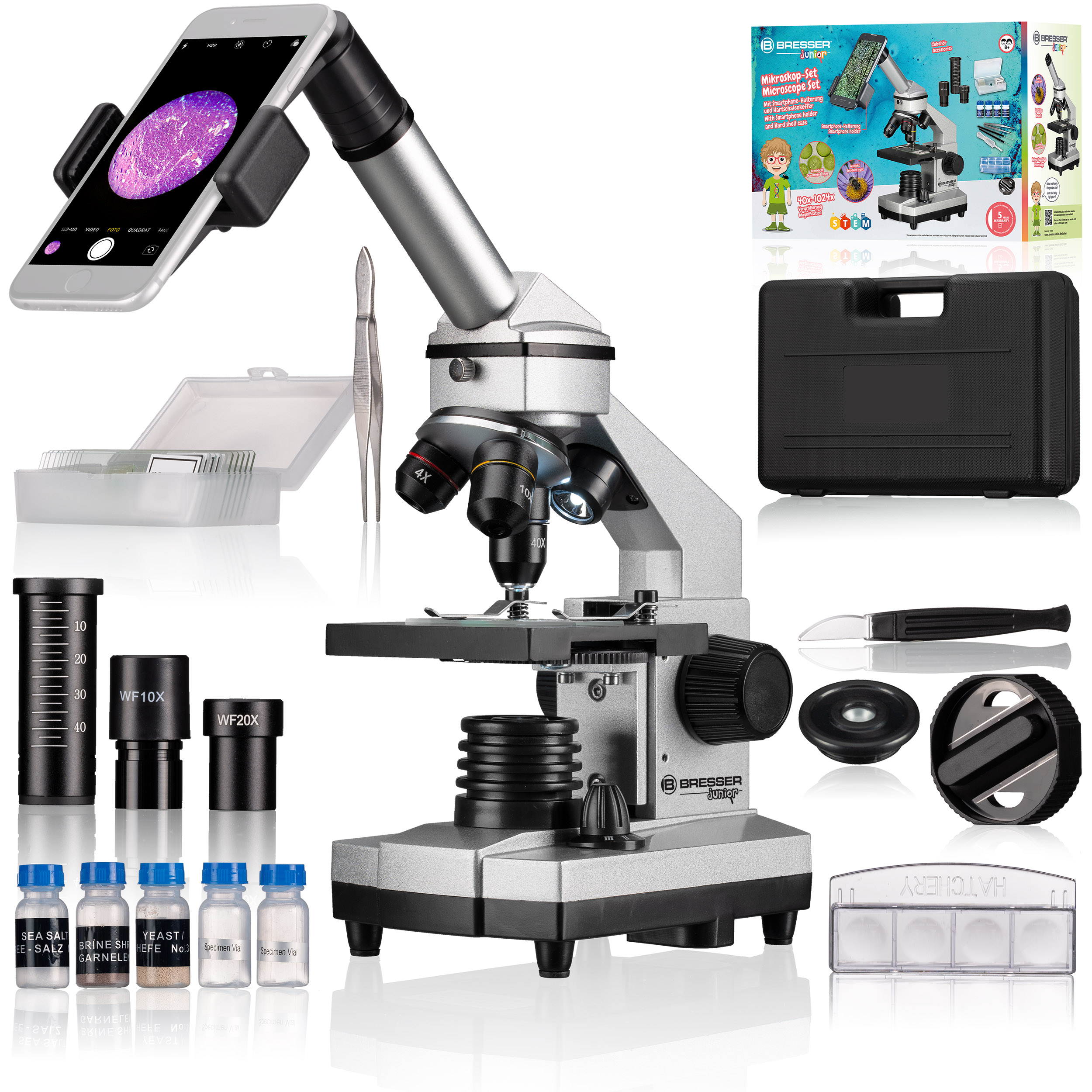 Microscope BRESSER JUNIOR Biolux CA 40x-1024x