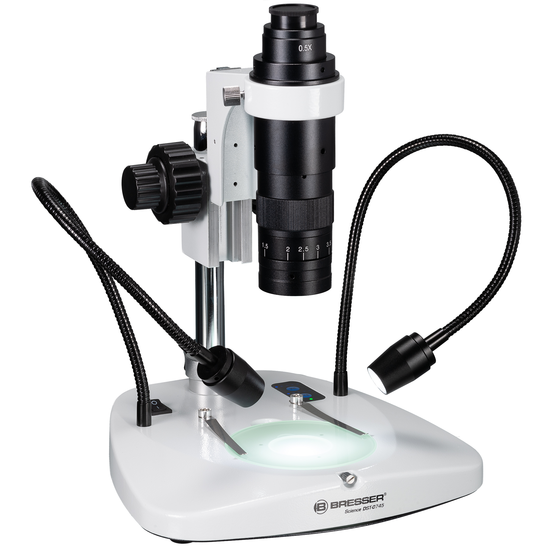 BRESSER DST-0745 microscope avec zoom optique macro