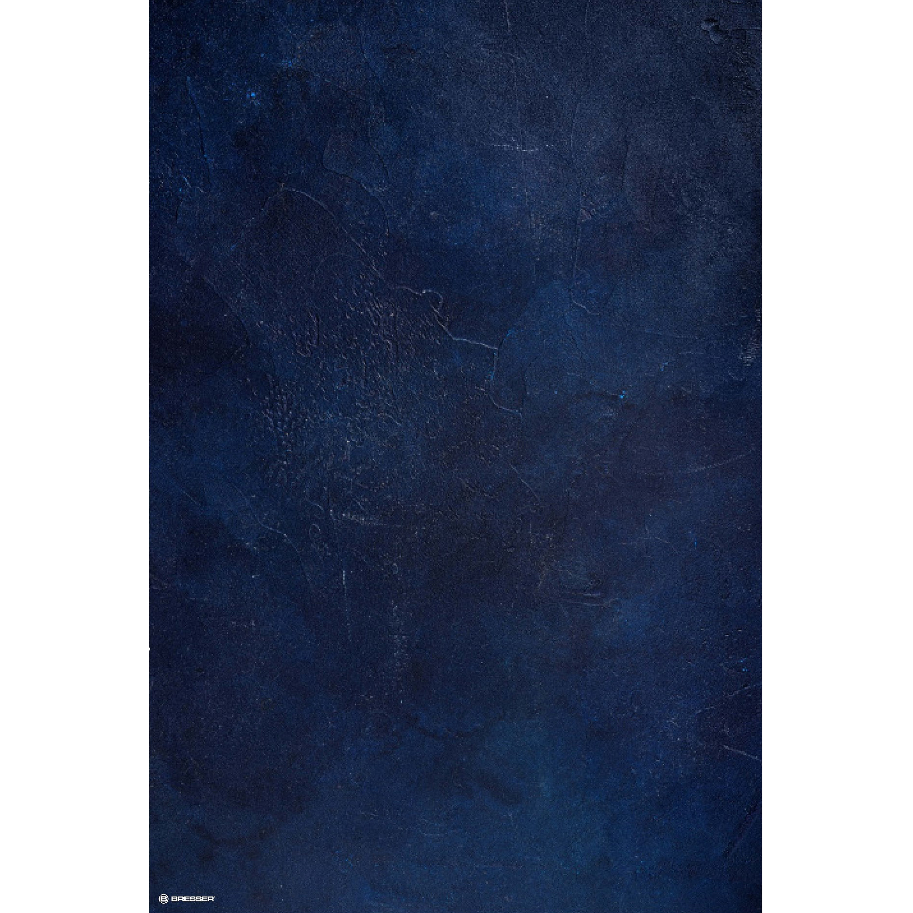 BRESSER Tissu de fond avec motif photo 80 x 120 cm - Jeans Blue