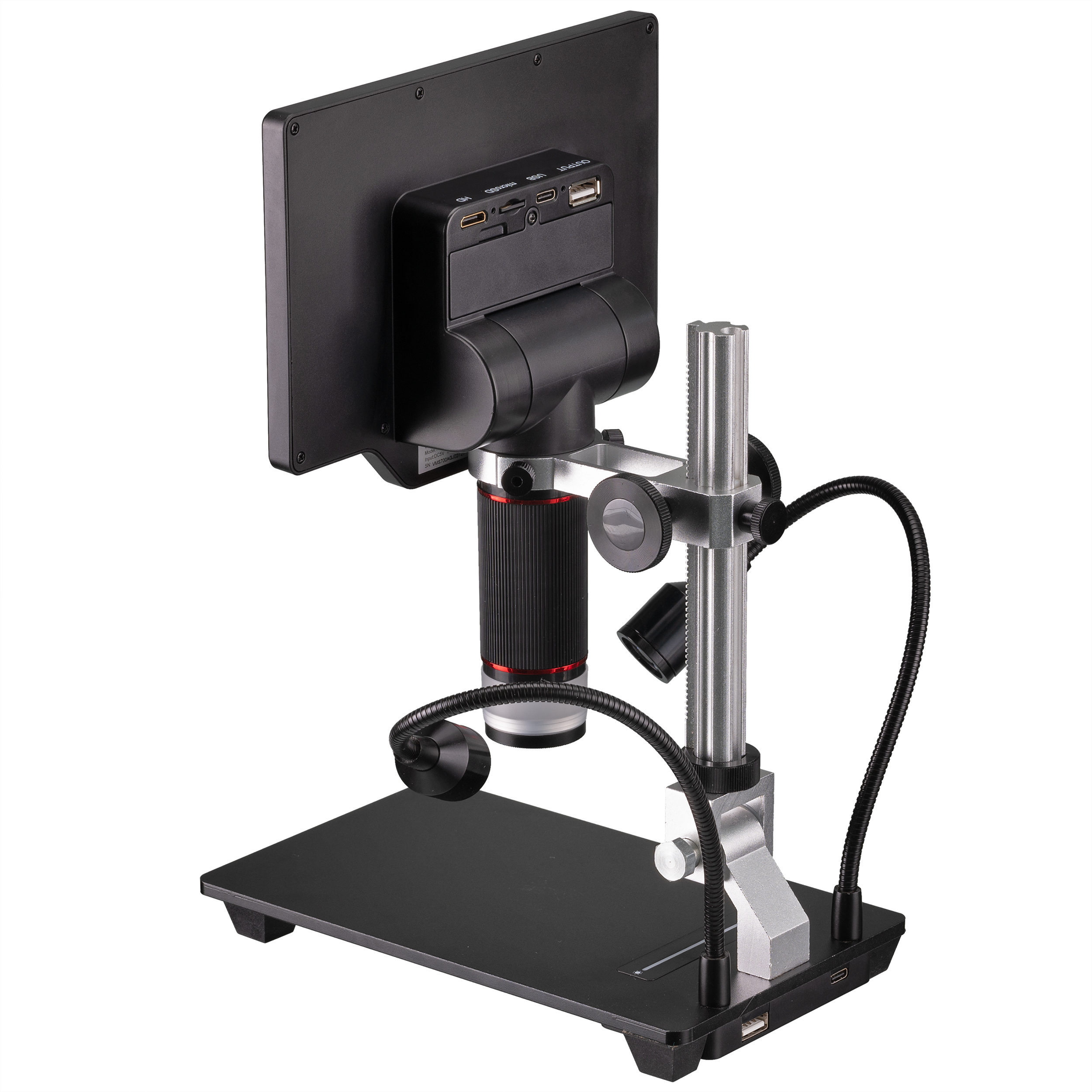 BRESSER WLAN 1.080P Microscope numérique 2L avec écran LCD
