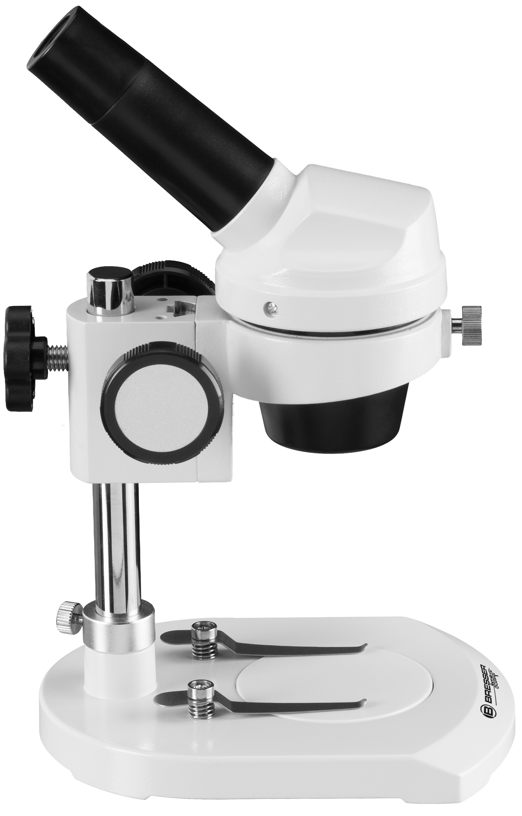 Microscope à Lumière incidente BRESSER JUNIOR avec Grossissement 20 Fois et Boîtier stable en Métal