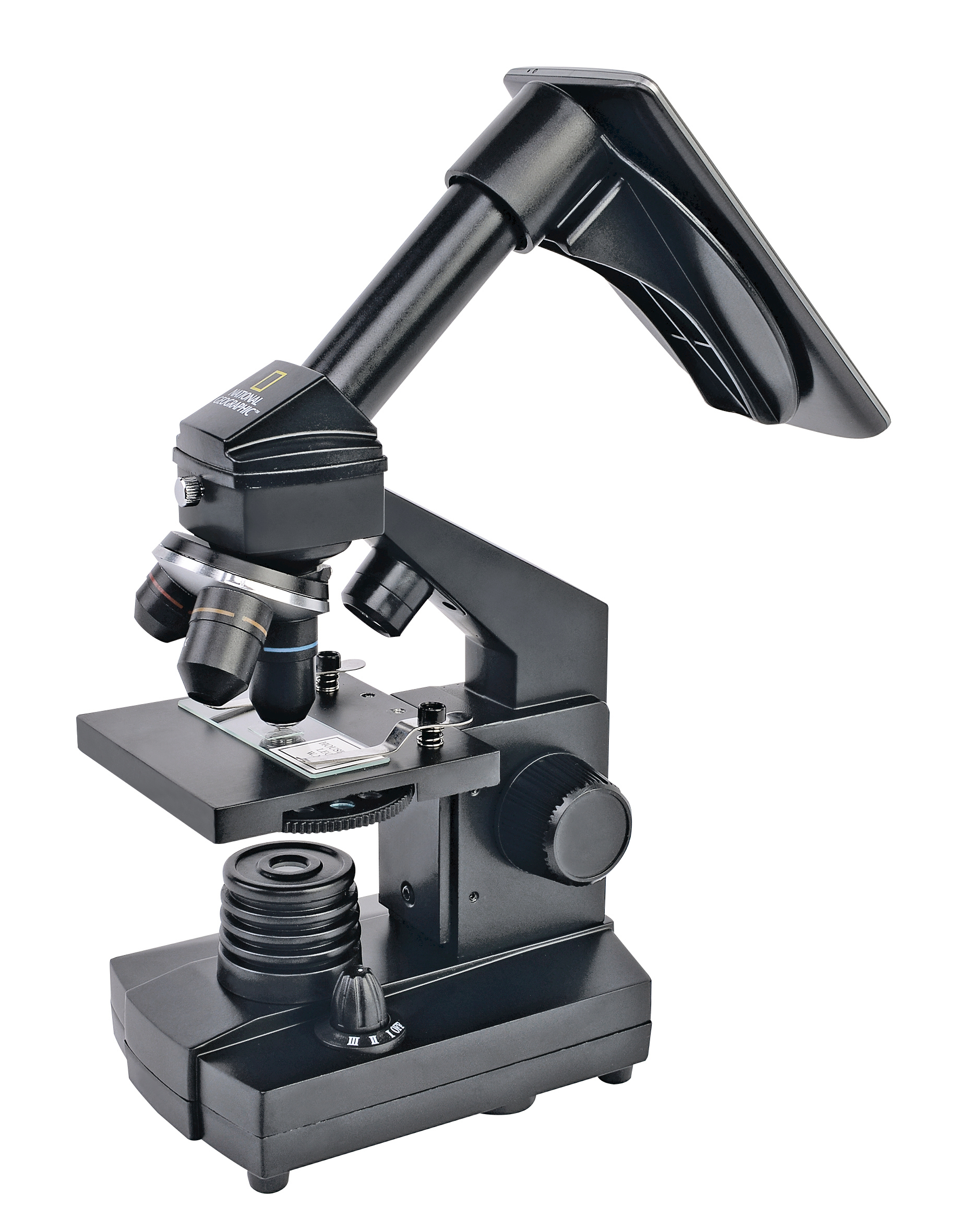 NATIONAL GEOGRAPHIC 40x-1280x Microscope avec Support pour Smartphone