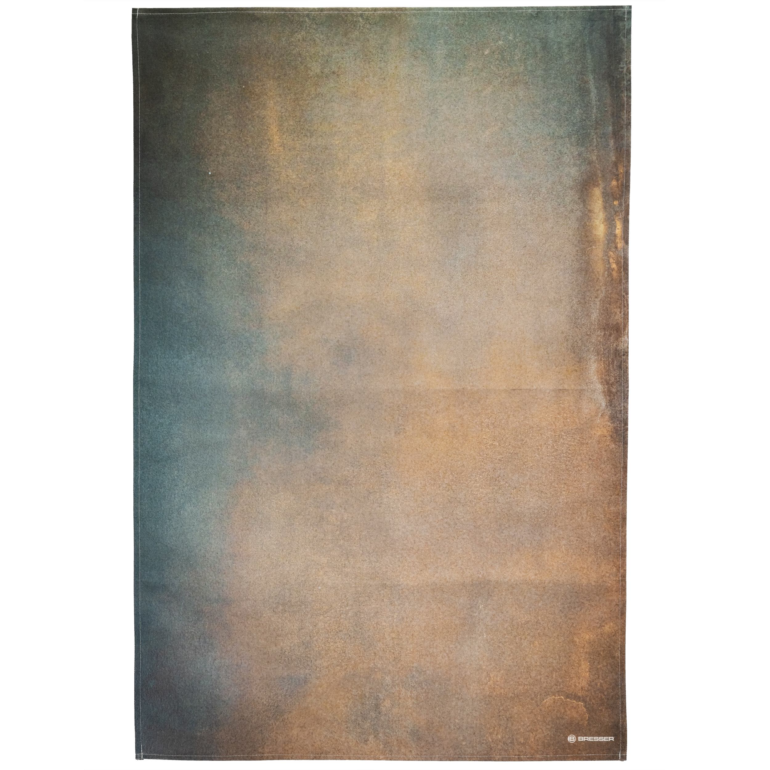 BRESSER Tissu de fond avec motif photo 80 x 120 cm - Abstract Brown Blue