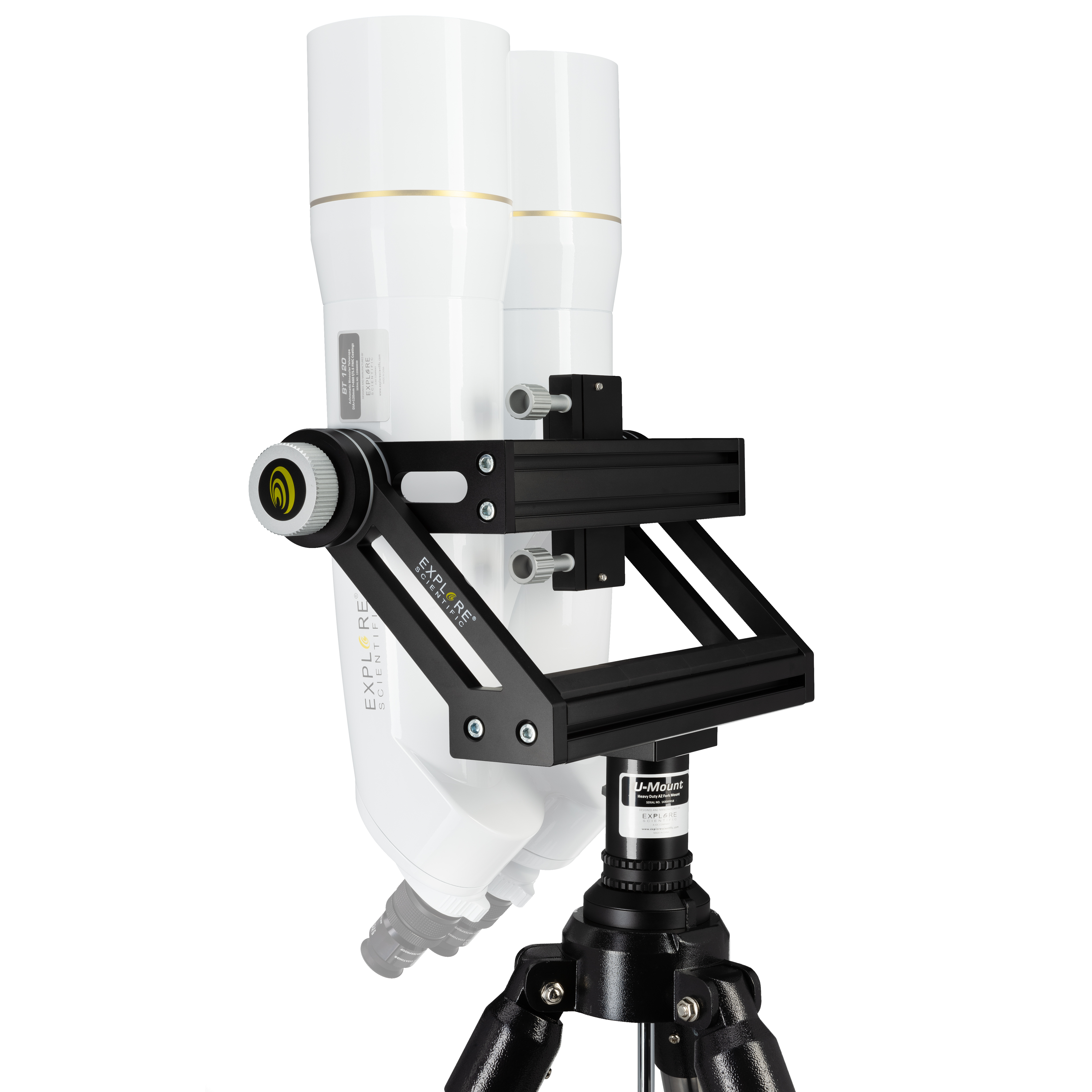EXPLORE SCIENTIFIC Monture U avec trépied pour télescopes binoculaires