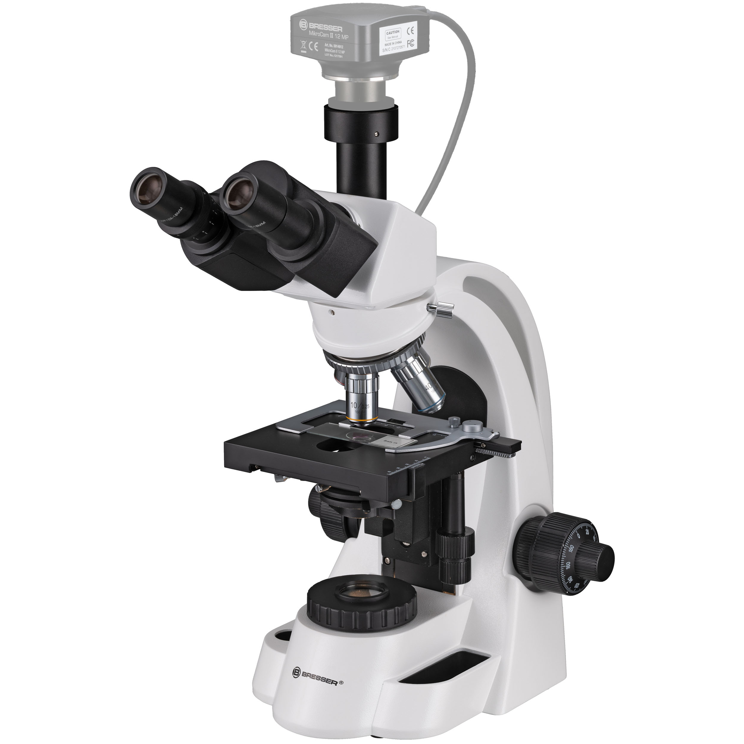 BRESSER Bioscience 40-1000x Trinoculaire Microscope