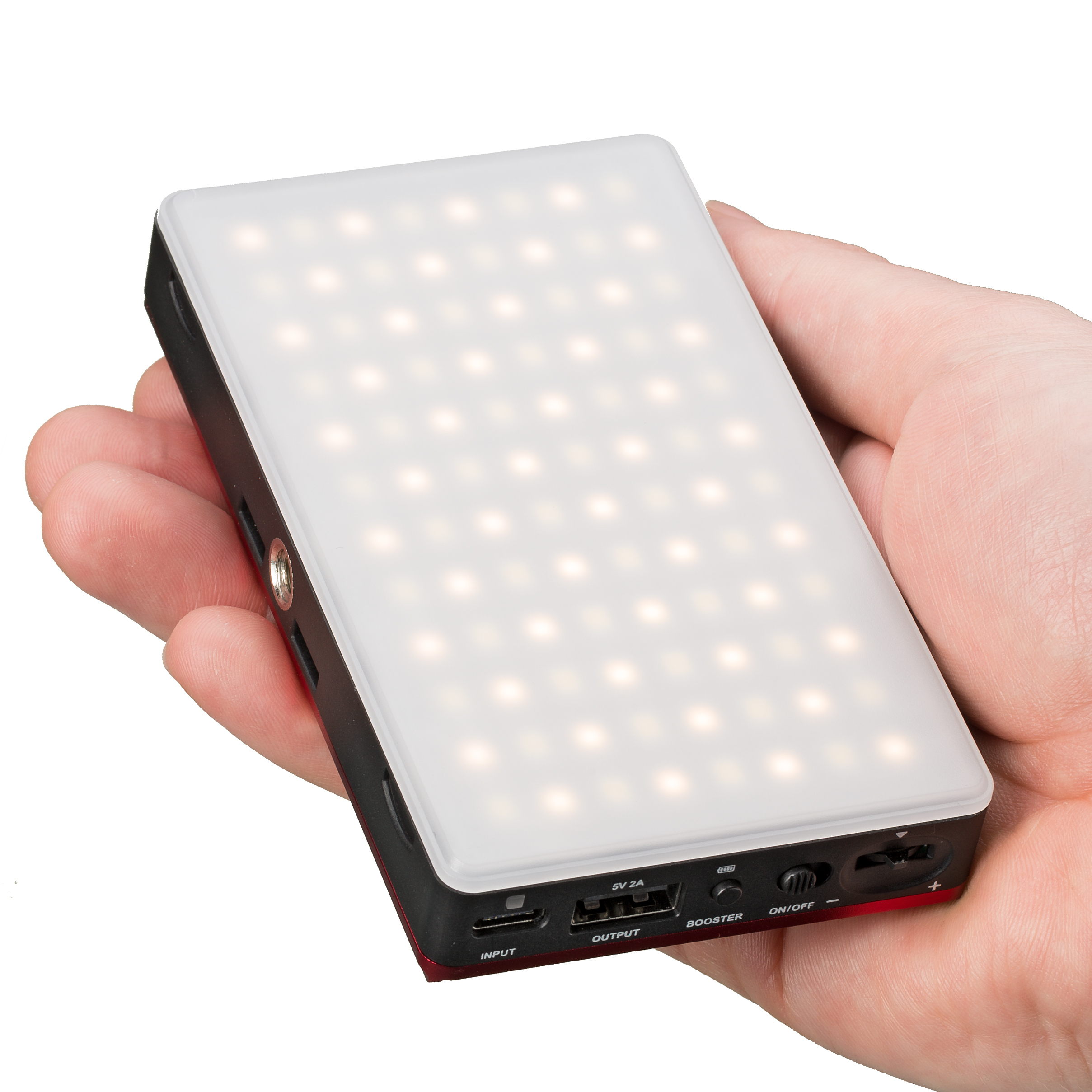 Éclairage de Poche en continu à LED 9 W BRESSER Bi-Color pour l’Utilisation nomade et la Photographie avec un Smartphone