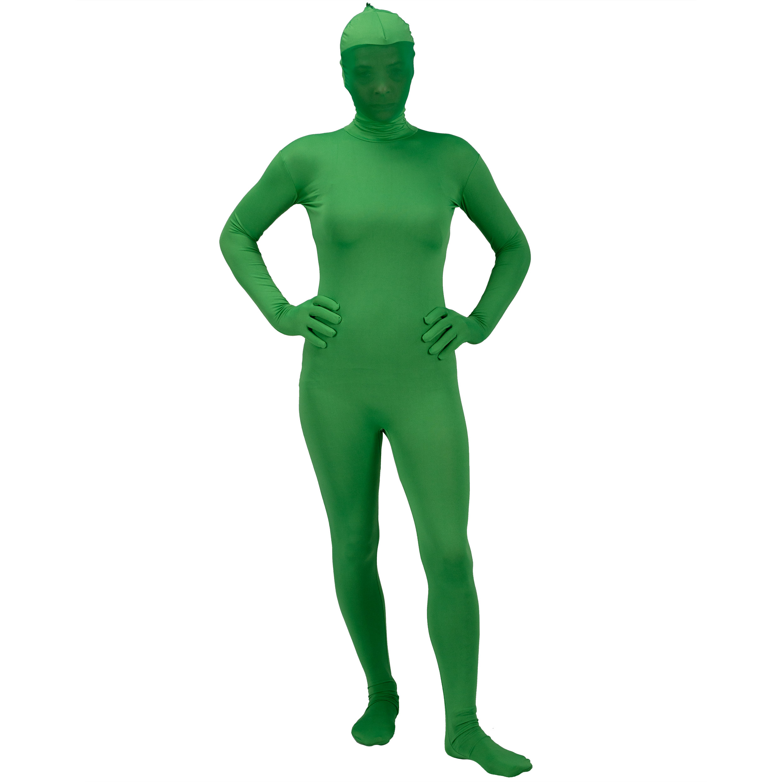 BRESSER Combinaison corporelle vert Chromakey taille XXL