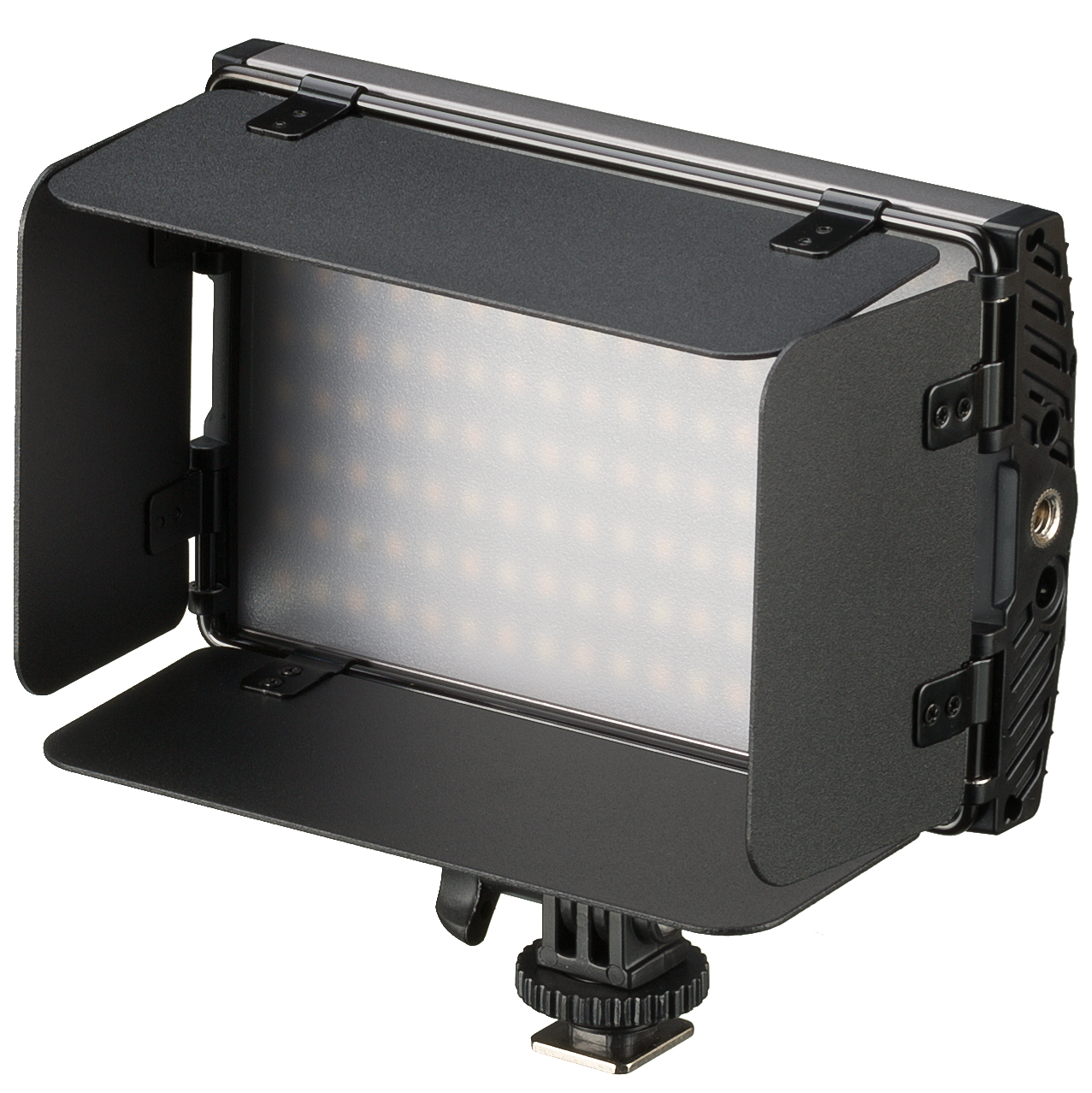 Torche LED Vidéo BRESSER PT Pro 15B-II Bi-Color avec Volets coupe-flux, Accumulateur et Étui