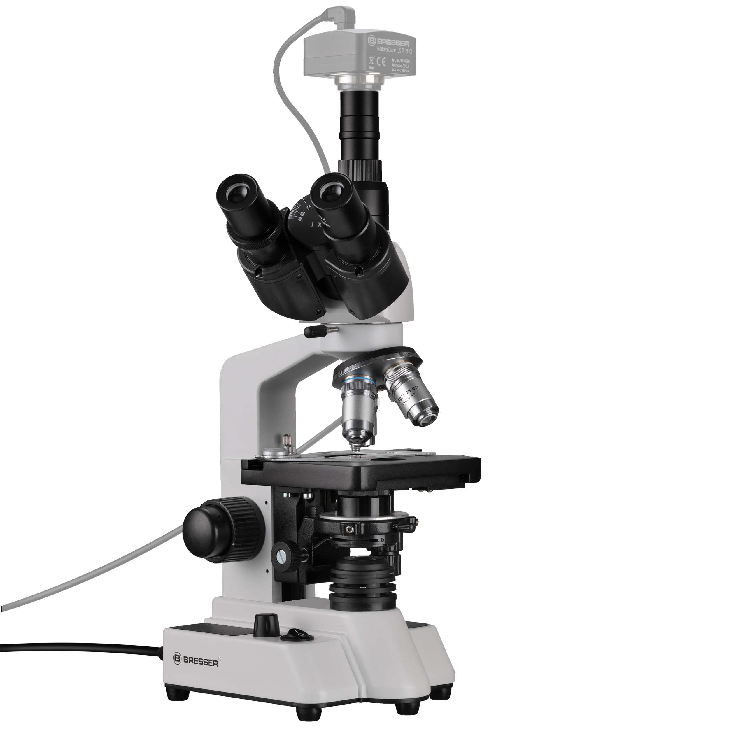 BRESSER Researcher Trino 40-1000x Microscope