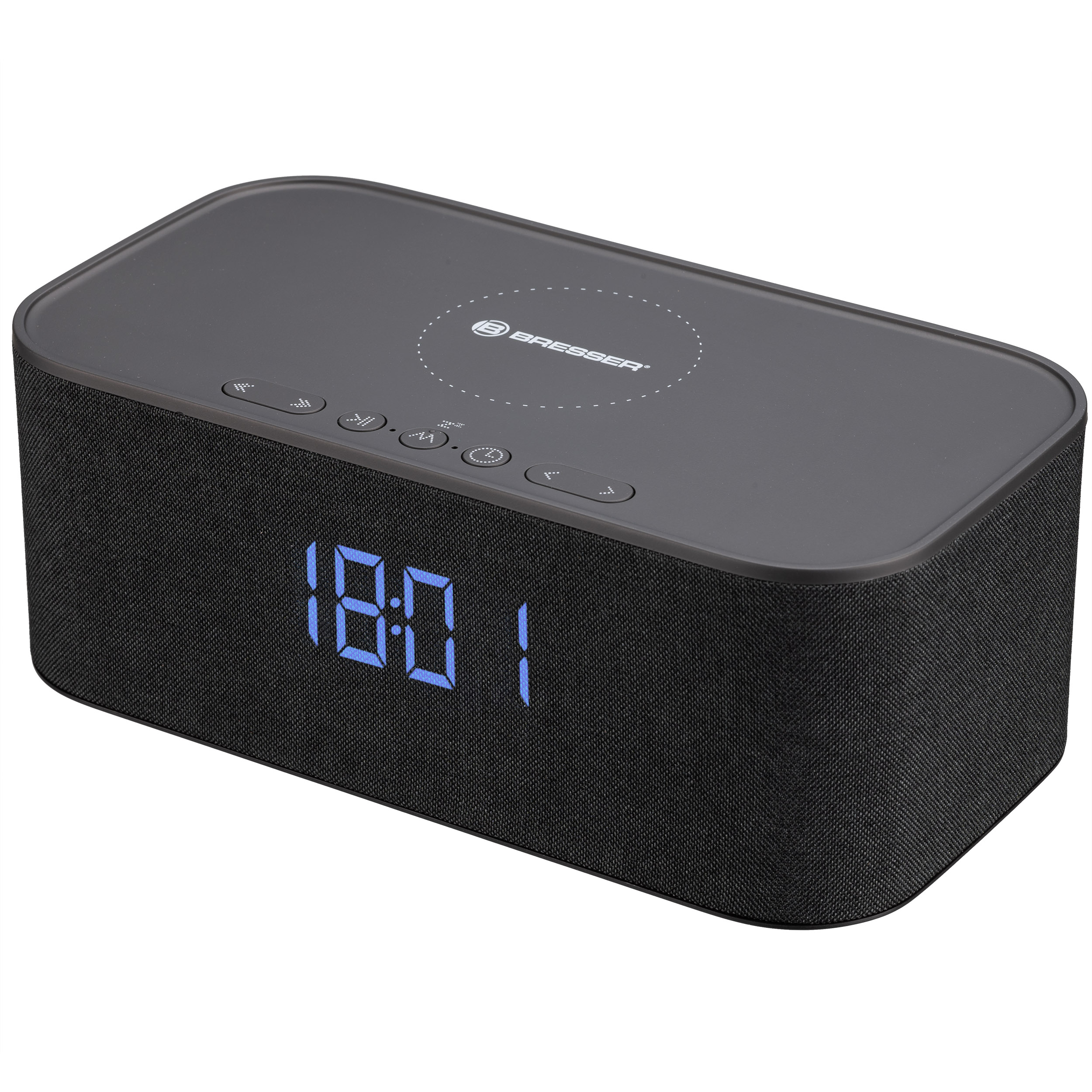 Horloge avec haut-parleur Bluetooth/charge sans fil
