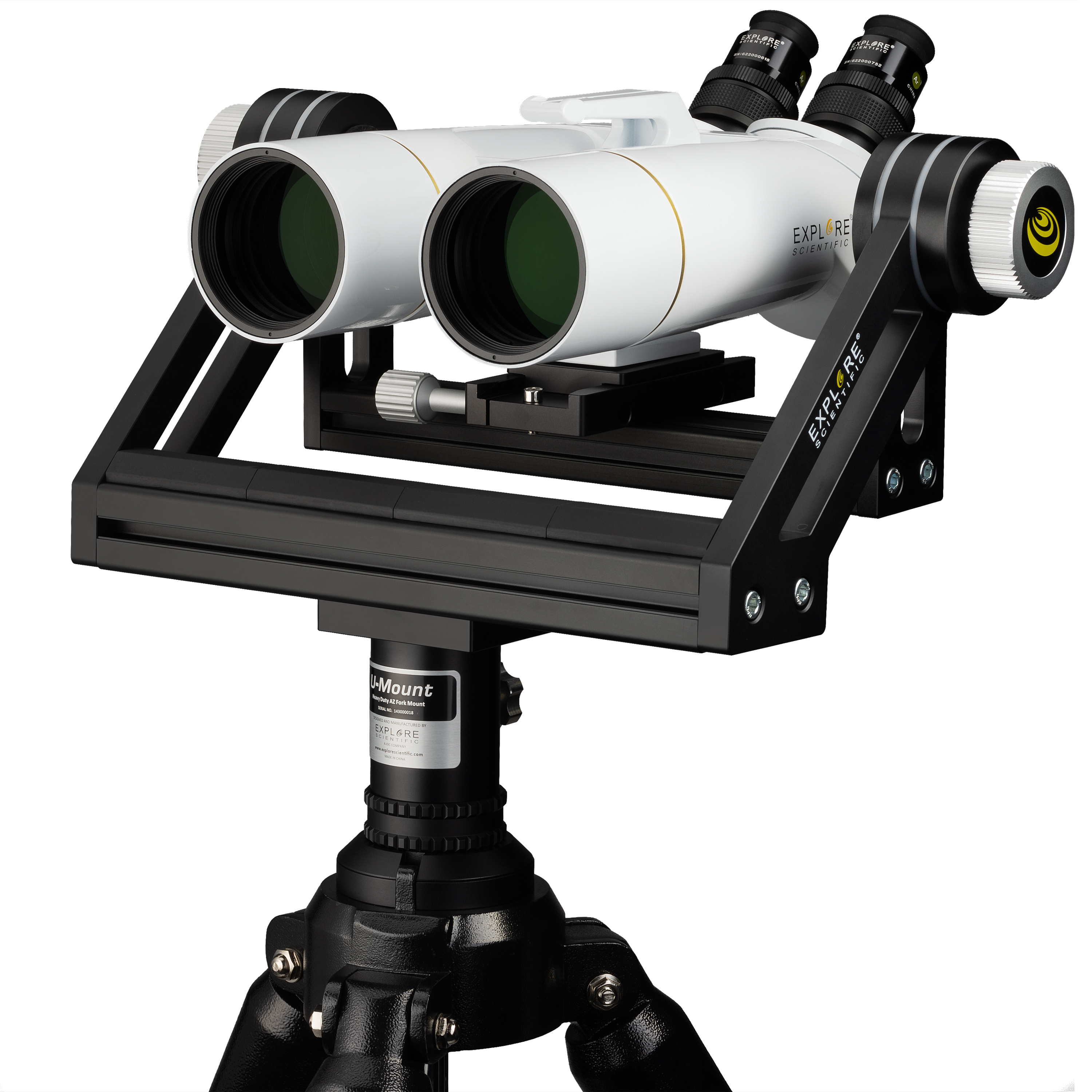 EXPLORE SCIENTIFIC BT-70 SF Télescope binoculaire avec oculaires 62 degrés LER 20 mm