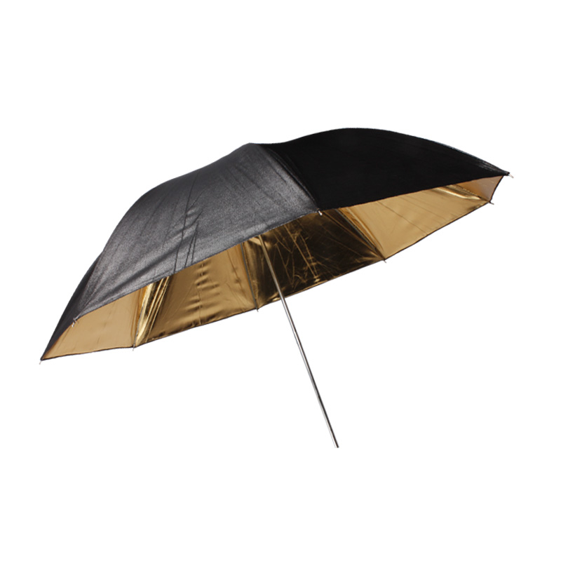BRESSER SM-01 Parapluie réflecteur noir/doré 101cm