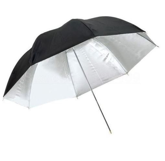 BRESSER SM-11 Parapluie réflecteur blanc/noir 83cm