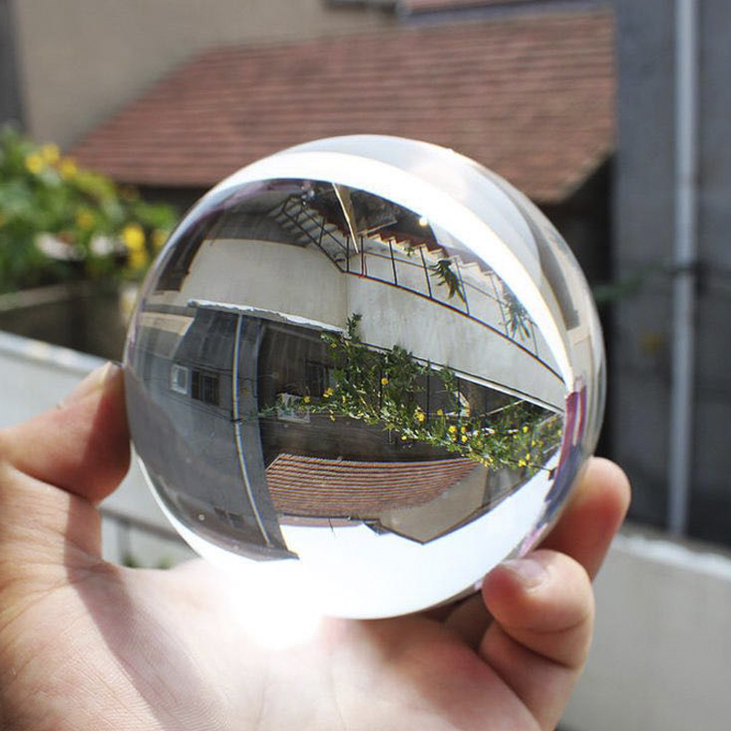 Boule de Verre transparente 8 cm BRESSER pour Photos avec Reflet à 180°