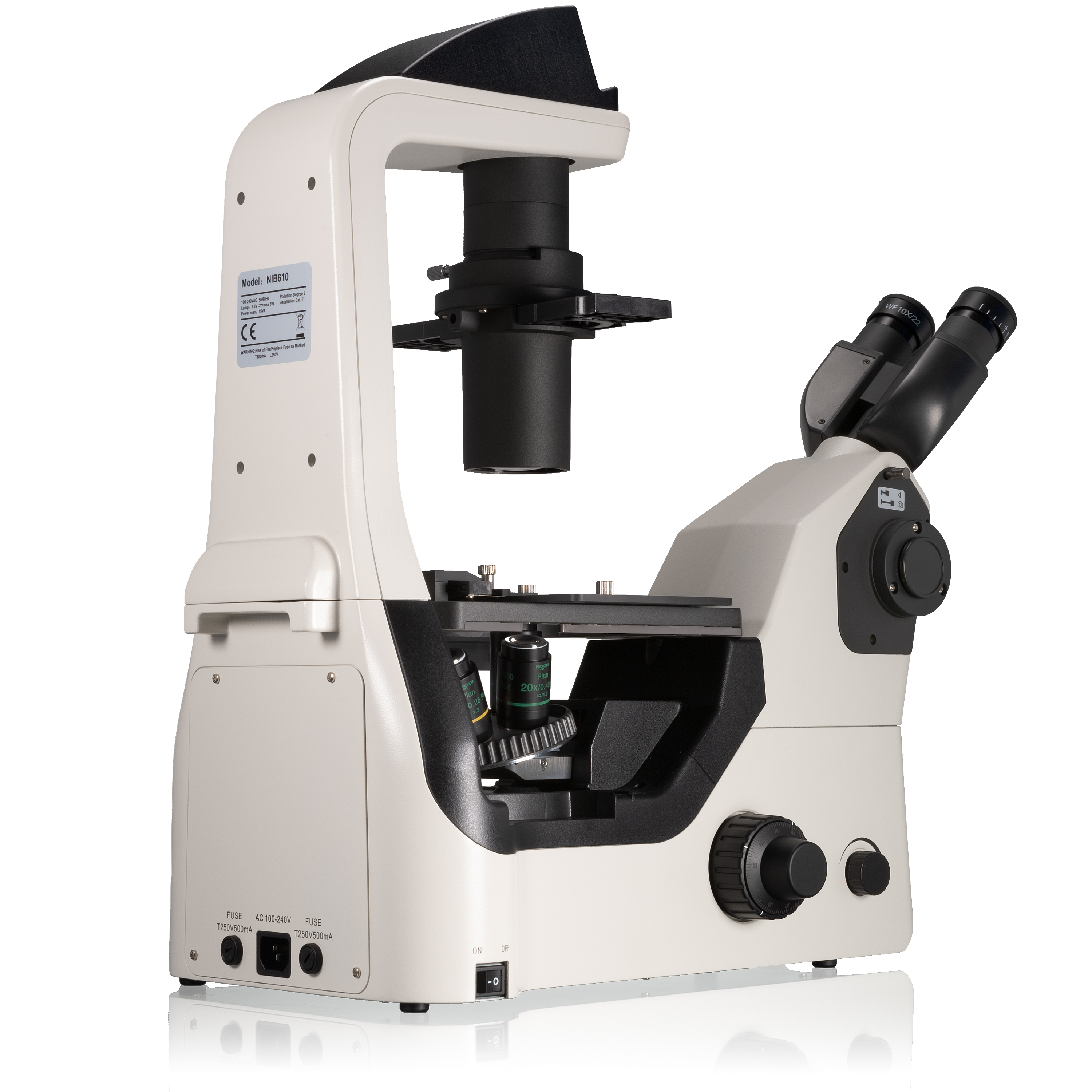 Nexcope NIB610 microscope de laboratoire professionnel inversé 